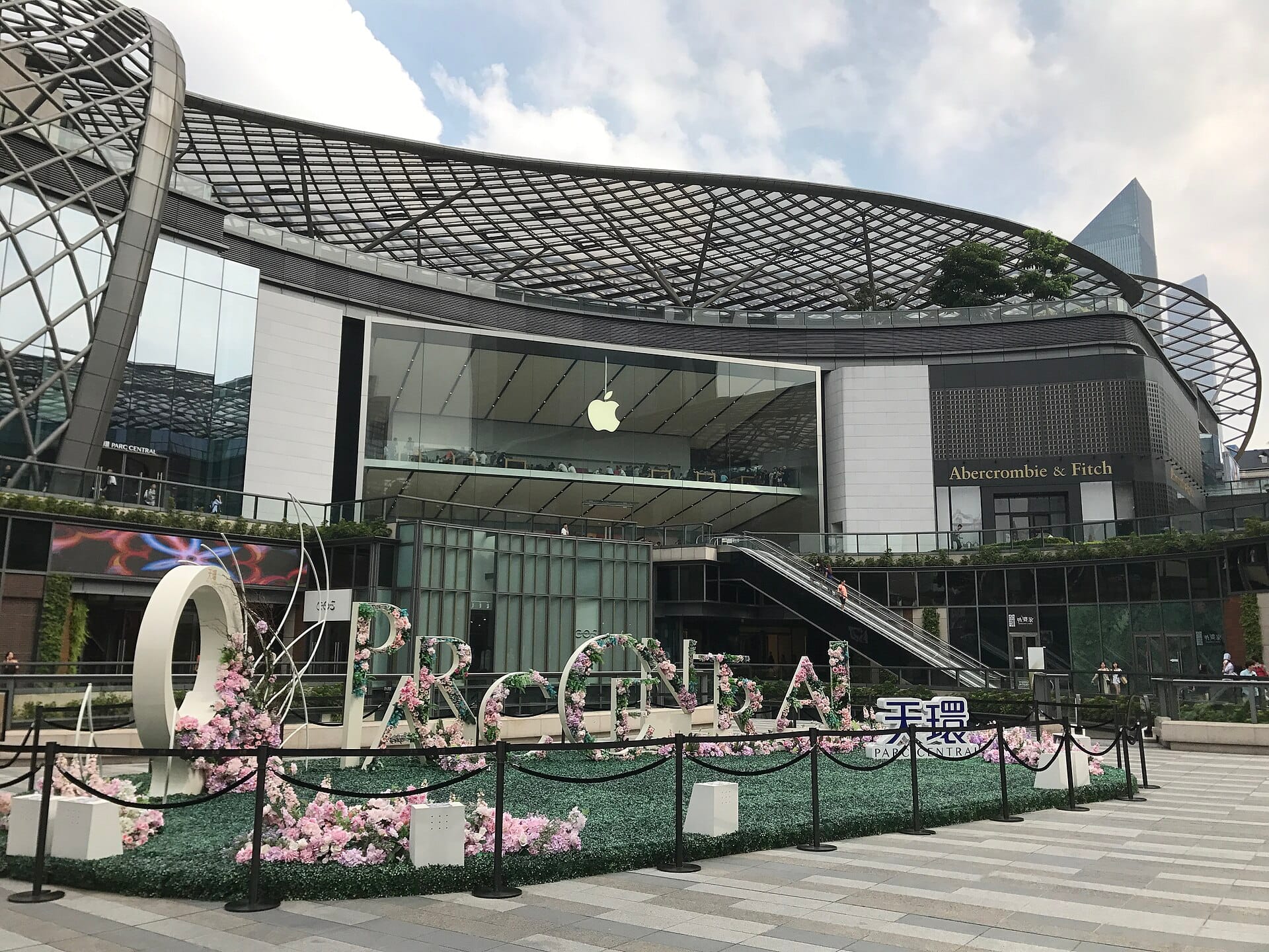 Esterno di un Apple Store