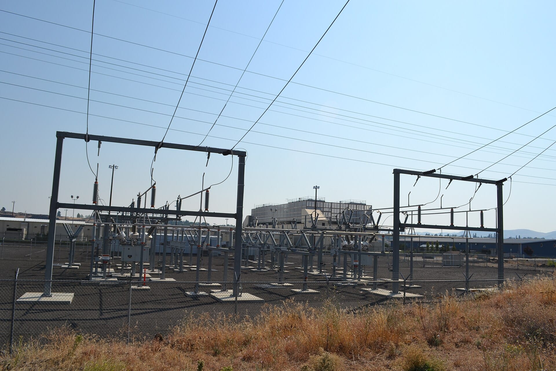 La sottostazione elettrica a servizio del data center Google di The Dalles, in Oregon
