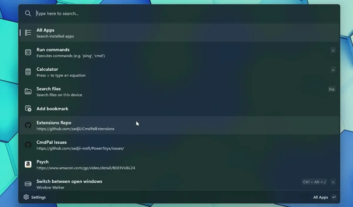 Microsoft lancia Command Palette: il potente launcher per Windows che ridefinisce la produttività