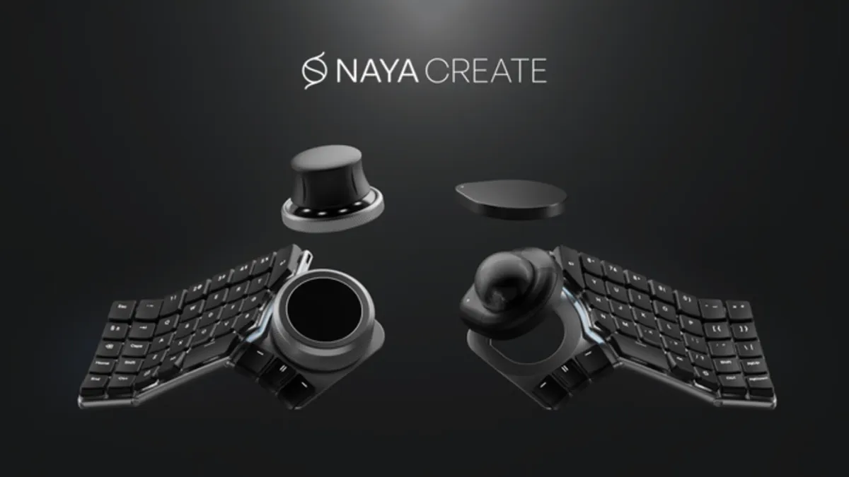 Naya Create: La Rivoluzionaria Tastiera Modulare Finalmente Disponibile per Scrivere il Futuro