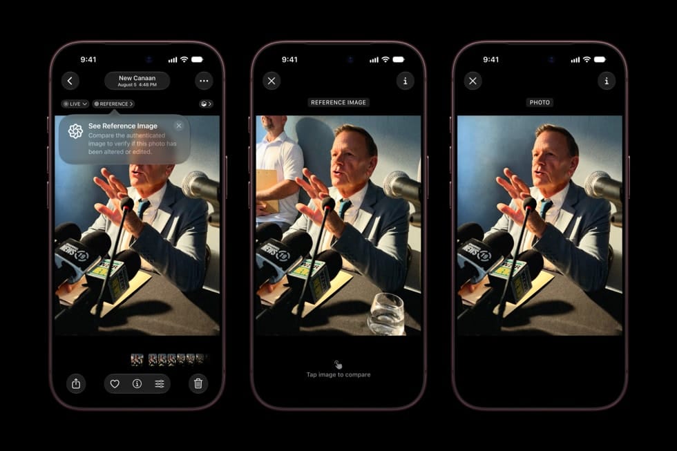 Apple Reference Image: come la nuova tecnologia di Apple dimostra che una foto è autentica