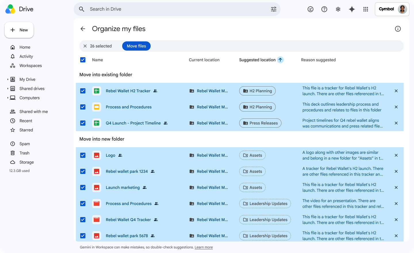 Organizzare i file in Google Drive con Gemini: guida pratica