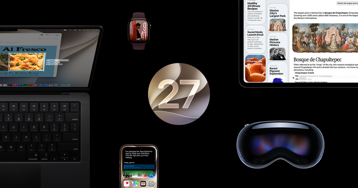Apple rilascia la beta 3 di watchOS, tvOS e visionOS 27.2