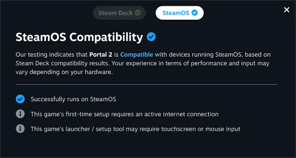 SteamOS Compatibility