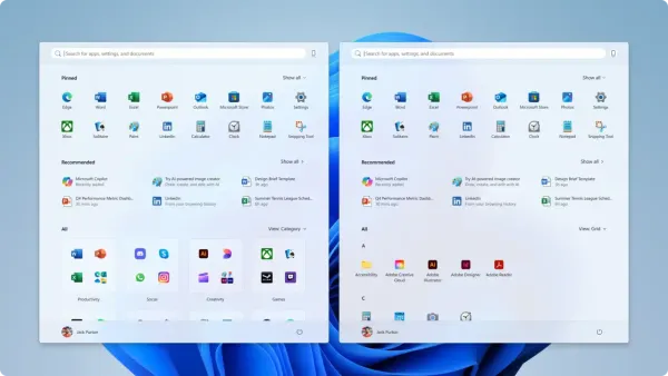 Windows 11 Menu