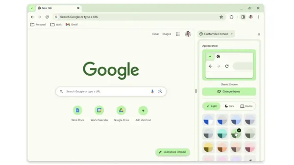 Schermata del browser Google Chrome