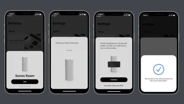 Speaker Sonos e app Sonos