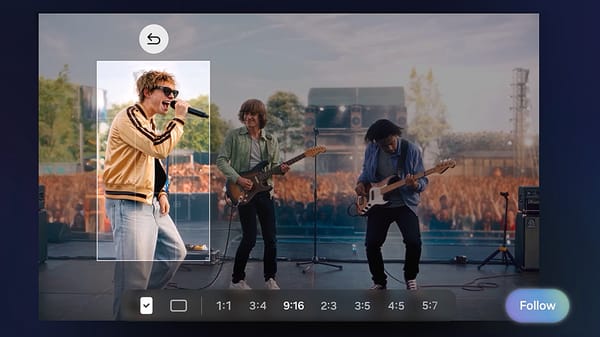 Interfaccia My FanCam di One UI 9 che seleziona e segue un cantante sul palco
