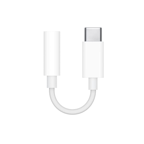 Adattatore Apple USB‑C–jack da 3,5 mm con connettore maschio e presa per cuffie