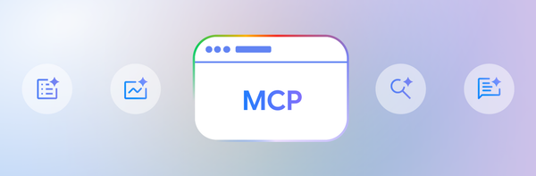 Illustrazione Google del protocollo MCP con strumenti di ricerca e controllo