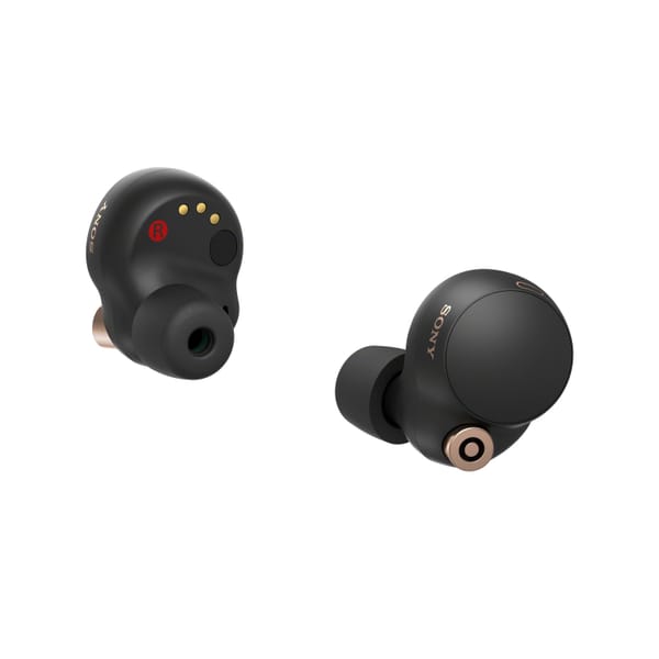 Auricolari Sony WF-1000XM4 neri, compatibili con LDAC